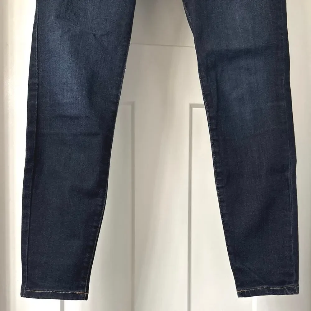EVERLANE The High Rise Skinny Jean Deep Indigo Womens Size 28 Ankle - Picture 4 of 9